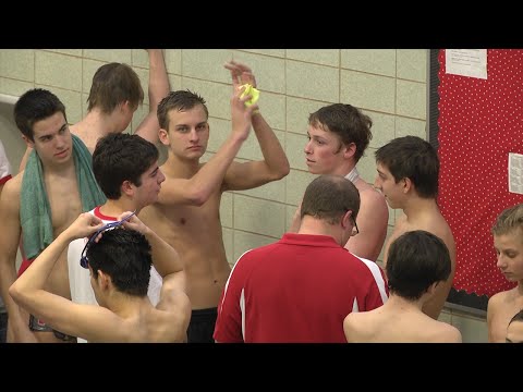 Naperville Central vs. Hinsdale Central Boys Swimming, December 6, 2014