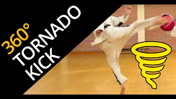 Tornado Kick  / Hurricane Kick / 360 Kick [now 6th Dan]