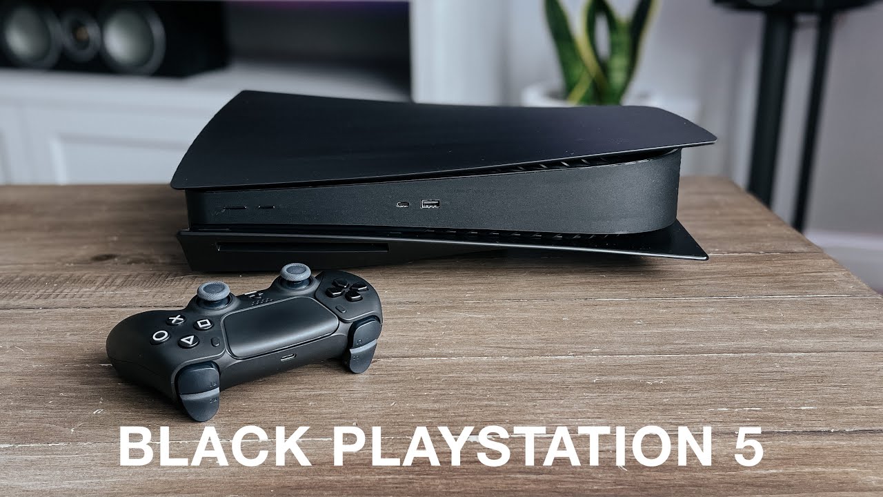 The Matte Black PlayStation 5