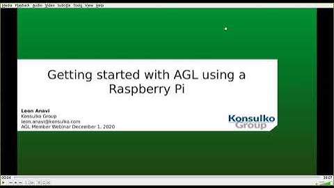 AGL Member Webinar: Getting Started with AGL using a Raspberry Pi