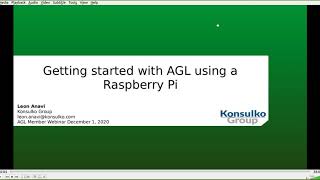 AGL Member Webinar: Getting Started with AGL using a Raspberry Pi