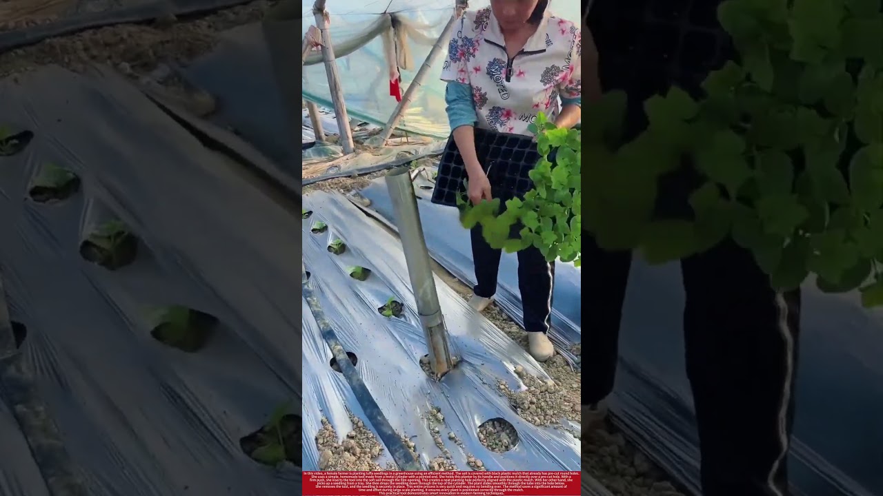 No-Bend Planting: Using a Homemade Tool for Luffa Seedlings