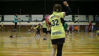 ｿﾌﾄﾊﾞﾚｰ　20170723　連盟オープン大会　VS　こばと会　2セット