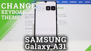 How to Change Theme of Keyboard in Samsung Galaxy A31 – Access Keyboard Settings screenshot 2