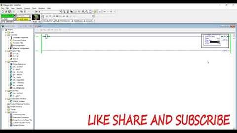 How to SIMULATE RSLOGIX 500