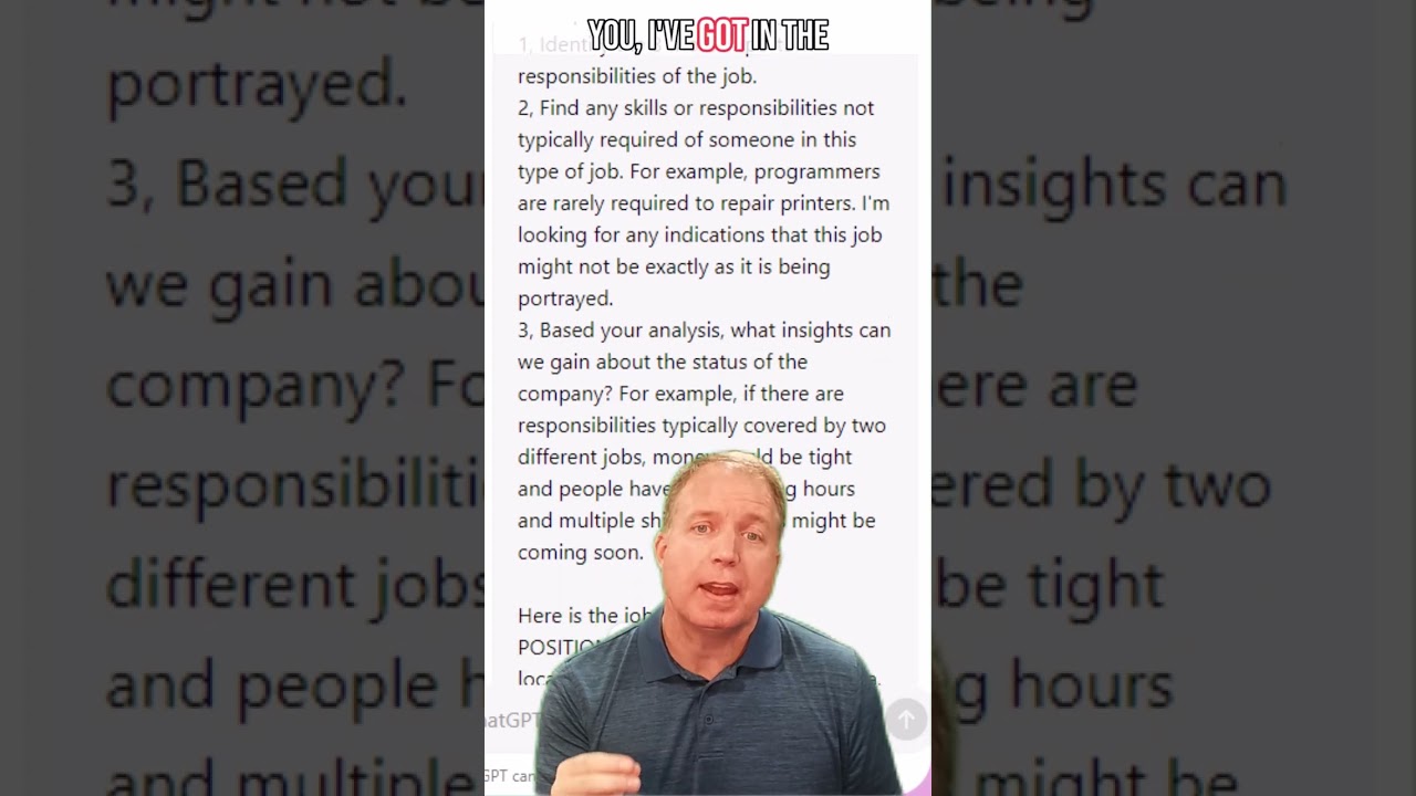 Analyze Job Ads to Avoid Surprises with ChatGPT