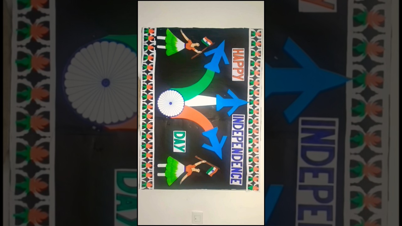 Board Decoration ideas for independence day 