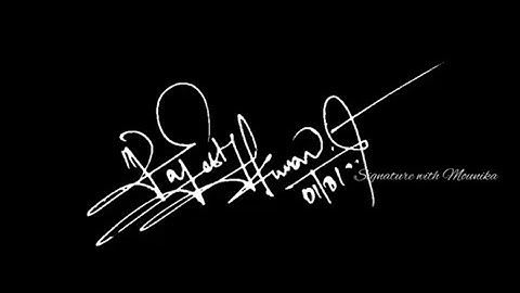 A.Rajesh Kumar signature styles || Simple and stylish signatures || Professional signatures