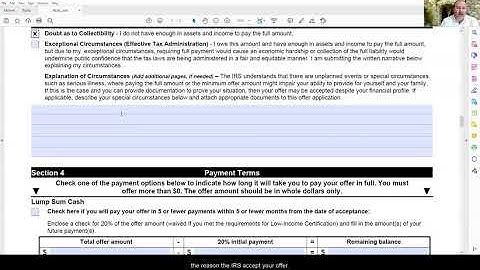 DIY IRS FORM 656 OFFER IN COMPROMISE HOW TO FILL IN A 656