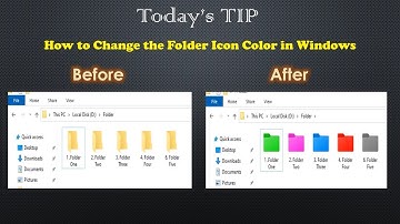 How to Change Folder Color in Windows 10 / 8 / 7