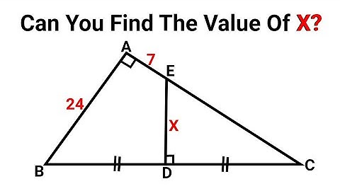 Can you find the value of X?
