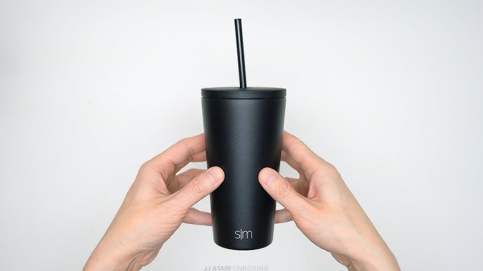 Simple Modern 24oz Insulated Stainless Steel Classic Tumbler with Straw  Black