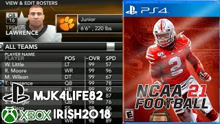How to download Ncaa Football 14 2020-2021 rosters