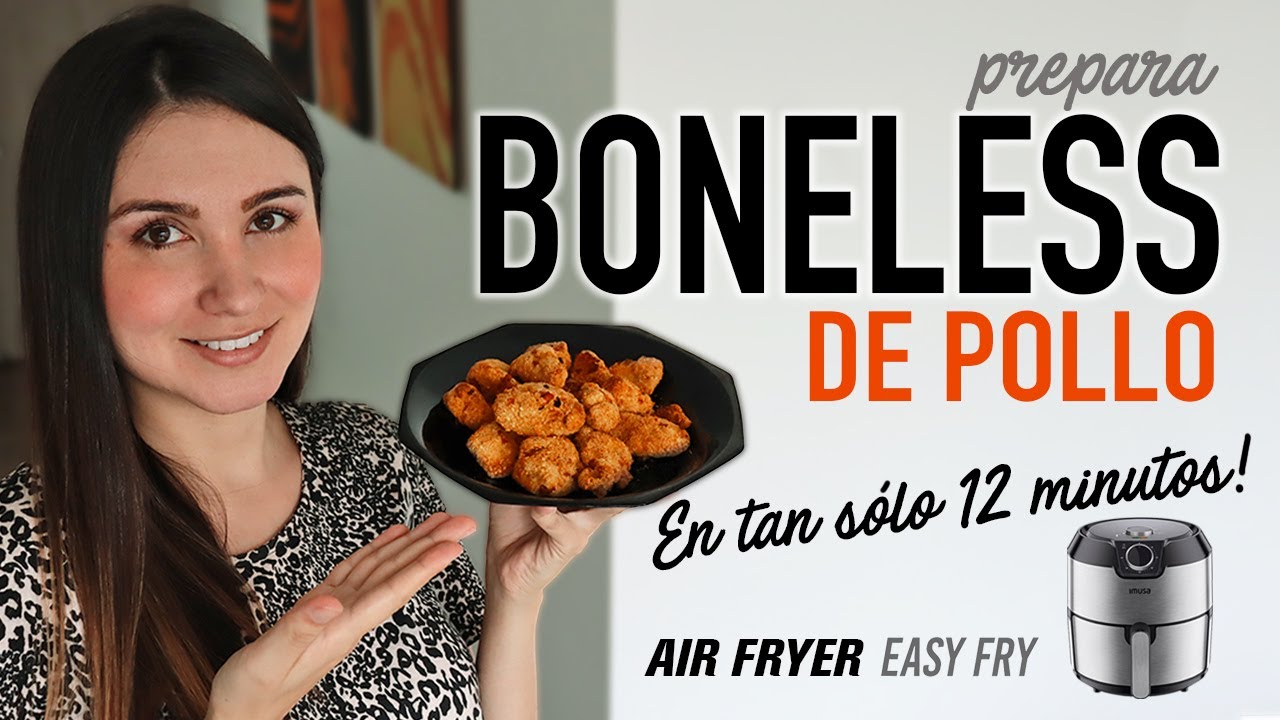 Cómo hacer BONELESS bien jugosos en #AirFryer | Chicken Nuggets Recipe |  Receta Fácil - YouTube