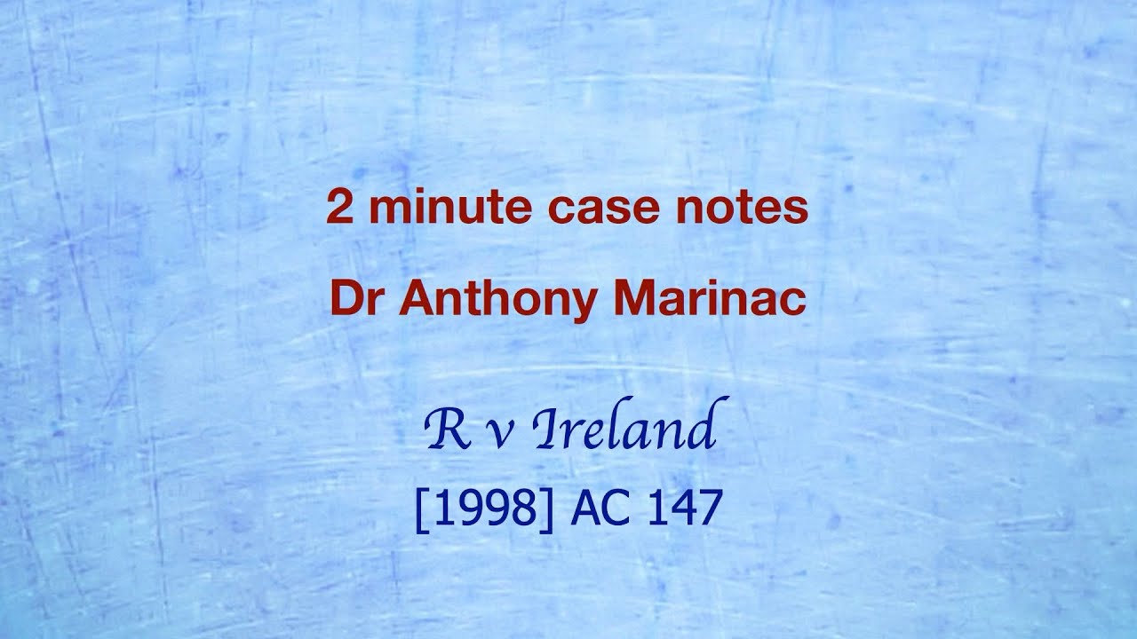 Дело «Р» против Ирландии (Молчание как нападение)