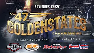 47th Goldenstates Final Day
47th Goldenstates Final Day Live Stream from the Perth Motorplex 47th Goldenstates Final Day