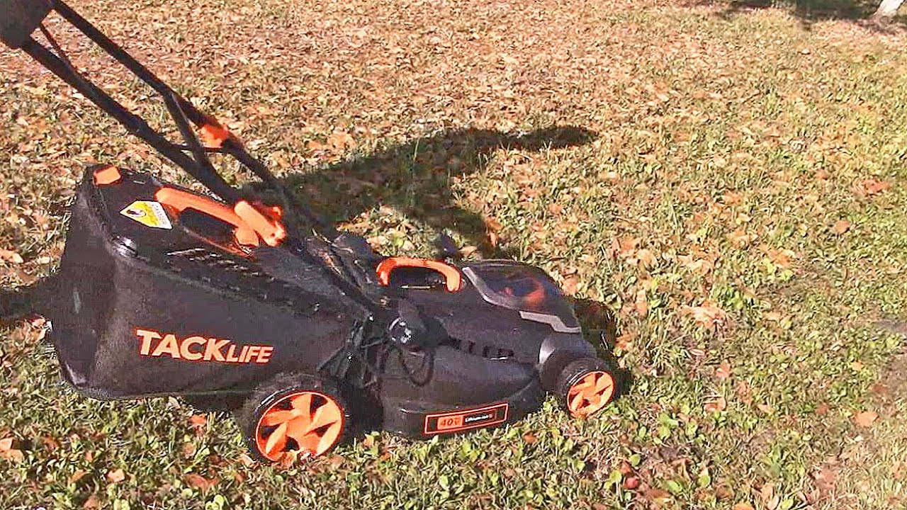 TACKLIFE 40 volt lawn mower review - YouTube