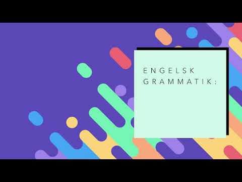 Engelsk grammatik avsnitt 10: Some och Any