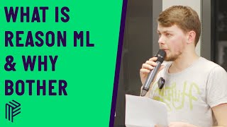 Sam rowe from red badger. talking about using reasonml with react
native. is a statically typed language that compiles to javascript
created by the ...