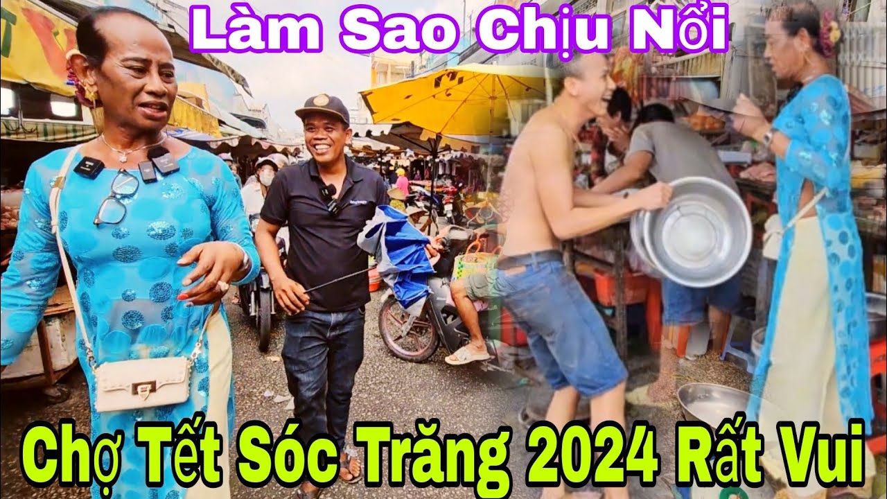 Idol Th.ảo Sư.ơng lần Đầu Tiên đi chợ Tết Sóc Trăng 2024 bà con cô bác trong rất bất ngờ..i
