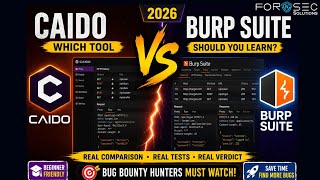 🔥 CAIDO vs Burp Suite in 2026 – Which Tool Should New Bug Bounty Hunters Learn First? 🔥