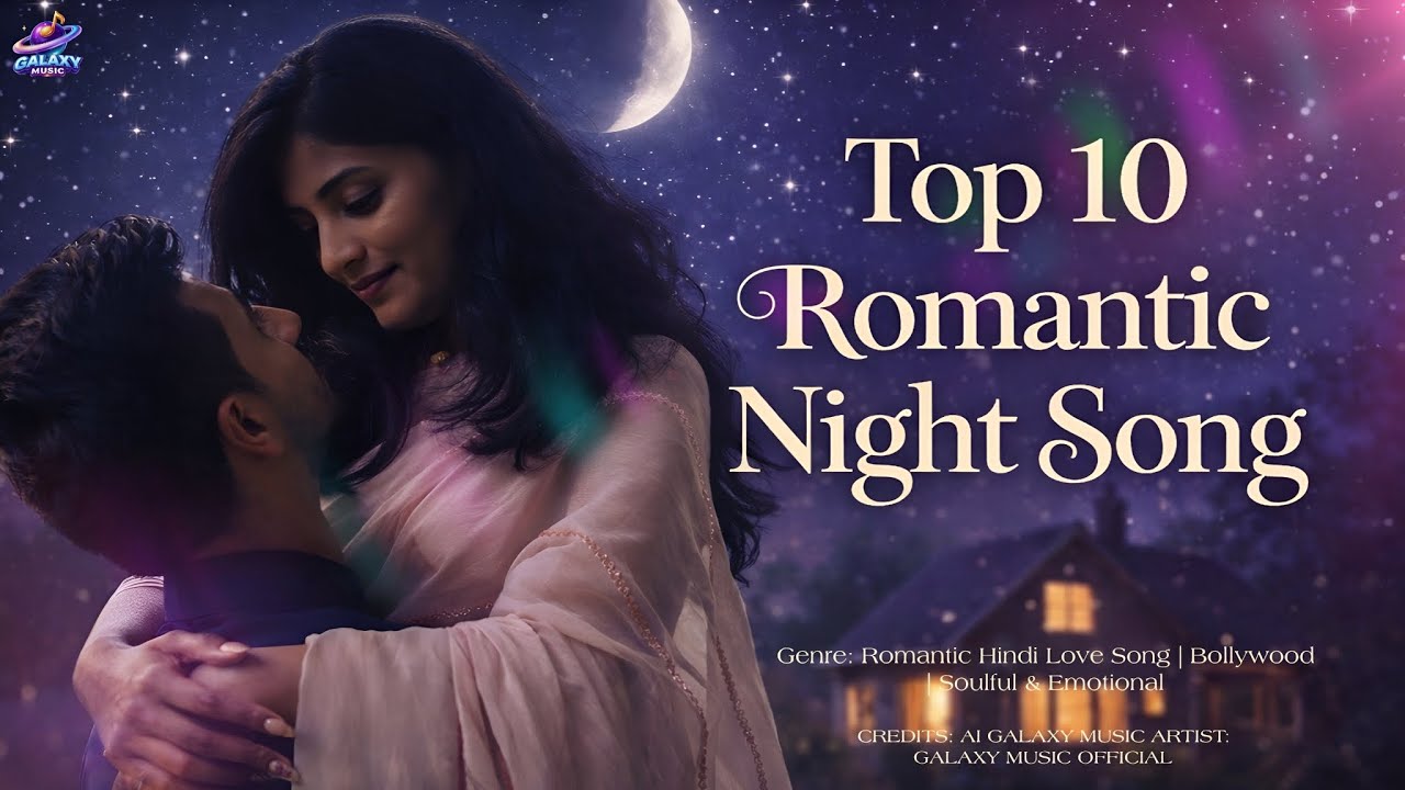 Top 10 Romantic Night Songs 🌙 | Soulful Hindi Love Mashup 2026 | Bollywood Love Hits | Galaxy Music