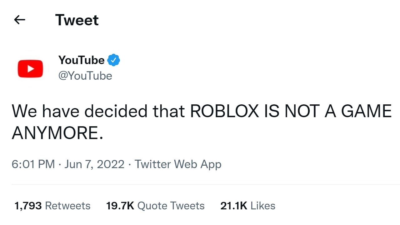 ROBLOX GOT DELETED OFF YOUTUBE... - YouTube