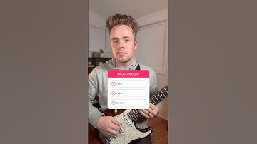 Which string is out of tune