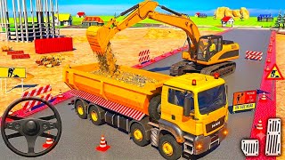 👷🏻Heavy Excavator Road Construction Simulator 🚧 - City JCB Games 2019 - Android Gameplay screenshot 4