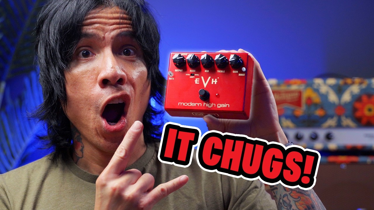 MXR EVH Modern High Gain Distortion Pedal - YouTube