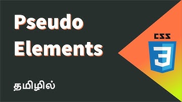 CSS  Pseudo Elements Explained in Tamil