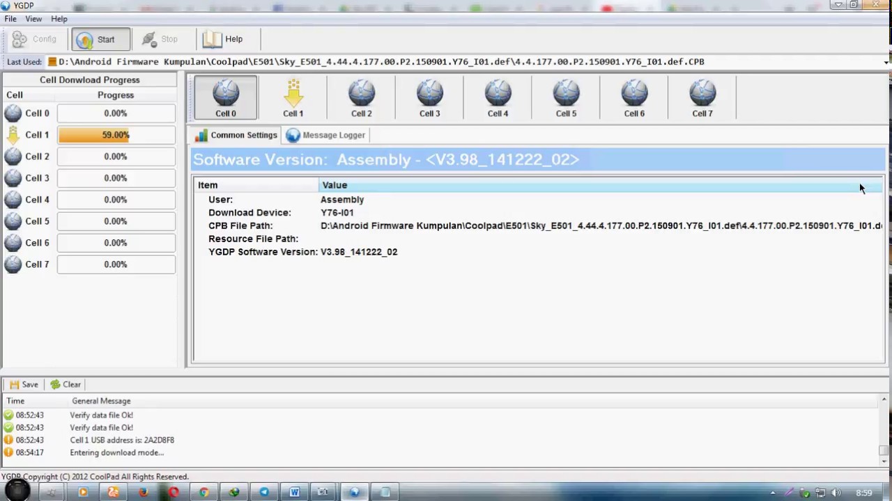 Cara Flash Coolpad E501 By Jogja Cell