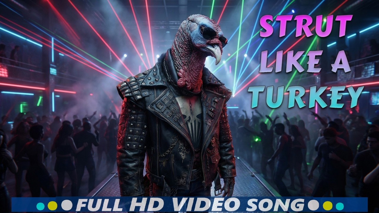 STRUT LIKE A TURKEY 🦃💃 (Official Dance Music Video) – Viral Club Anthem