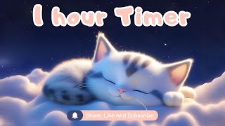 1 Hour Countdown Timer for Kids with Music | Relaxation & Focus | For Kids, Classroom, Sleep, calm