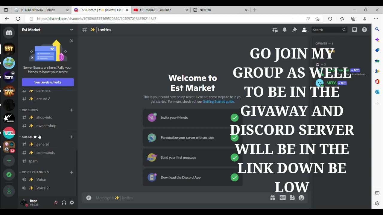 Roblox Account Trading/Selling Discord Server 2022 (BLACK MARKET) YouTube