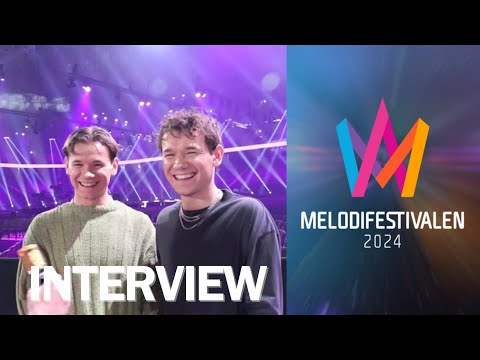Marcus & Martinus - "Unforgettable" Interview ( Melodifestivalen 2024 Grand Final Genrep, Stockholm)