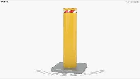 Security Anti-Ram Bollard 3D model by 3DModels.org