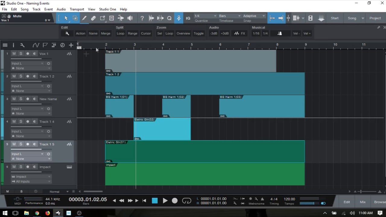 Learn Studio One 3.5 | Quick Tips #7 | Renaming Events Macro - YouTube