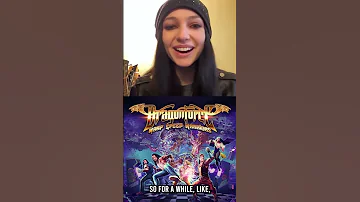 Alicia Vigil about new DragonForce album 'Warp Speed Warriors'