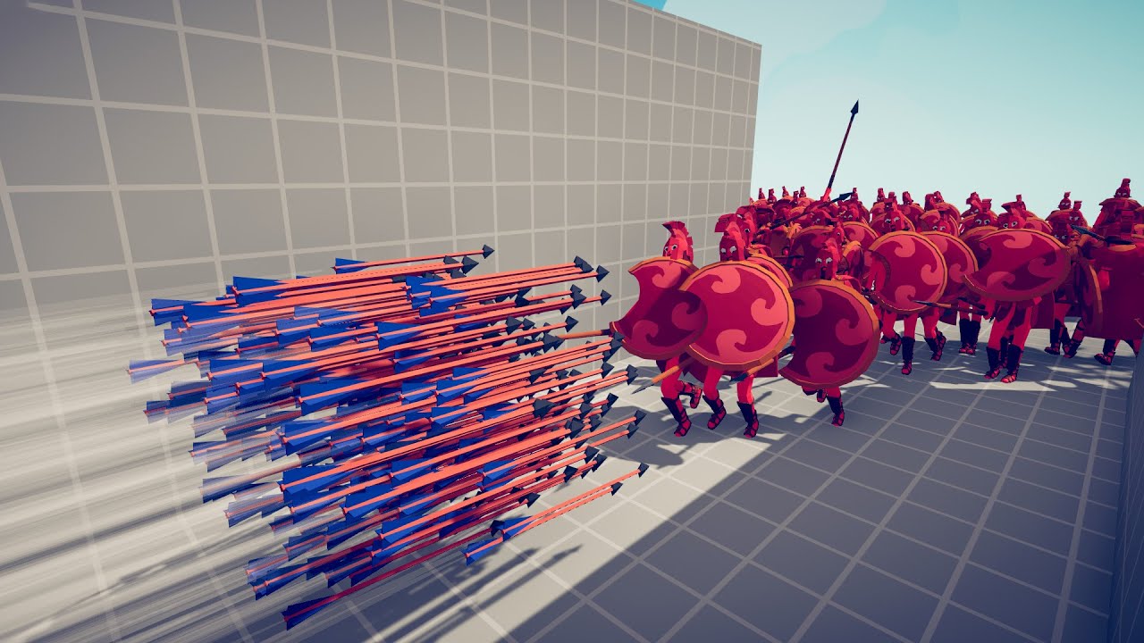 300 SPARTANS vs EVERY GOD in the CORRIDOR ► Totally Accurate Battle Simulator TABS