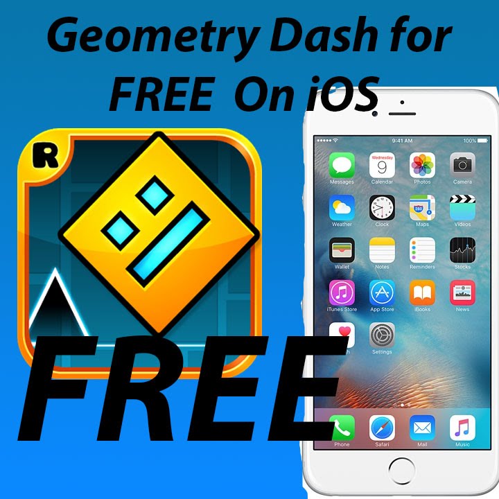 How to Get Geometry Dash for Free on iOS/iPad [Full-Version]