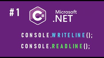 C# WriteLine and ReadLine  |  C# SERIES PART 1