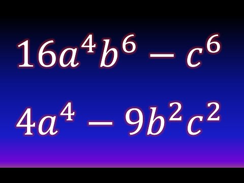 Diferencia de cuadrados (Factorización) Ejercicio 4