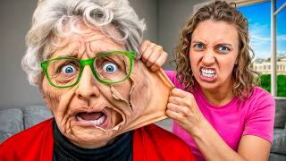 My BROTHER is the Scary Old Lady?! **OFFICIAL FACE REVEAL**