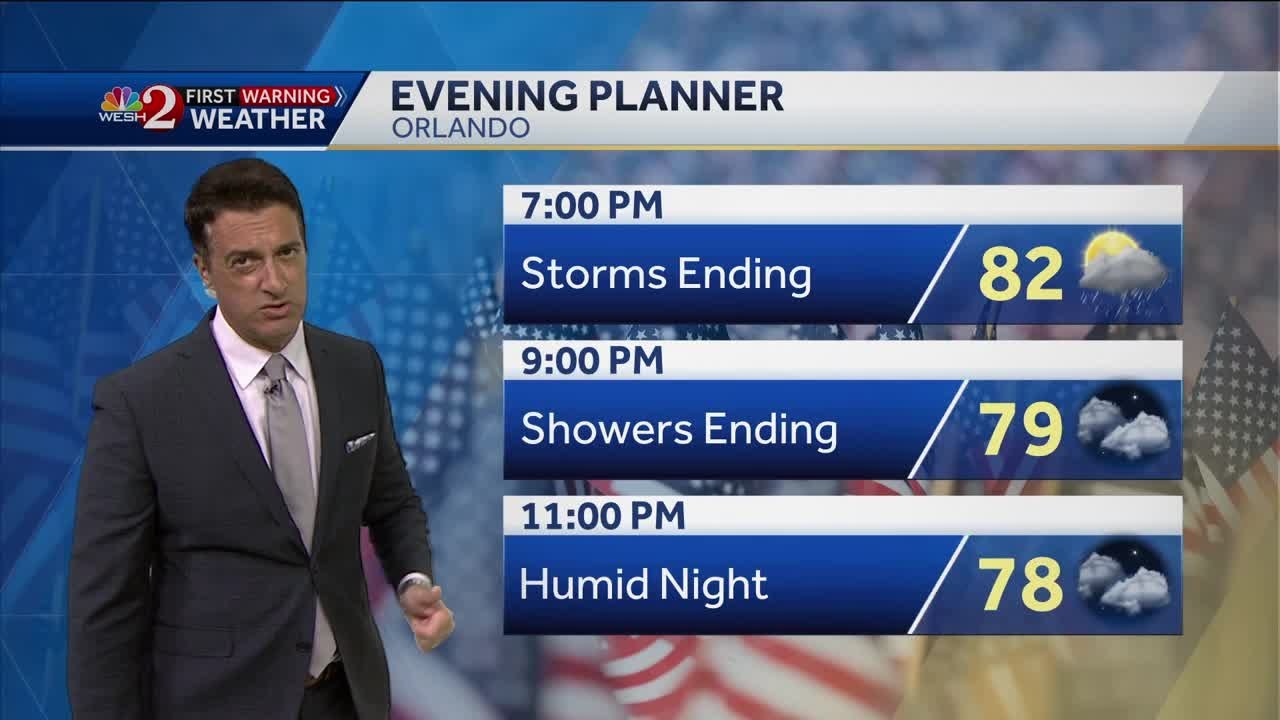 Showers, storms moving into Central Florida on Memorial Day evening ...