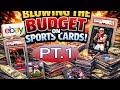 BLOWING THE BUDGET ON SPORTS CARDS PT.1 🤣🤣 Autos Jerseys Numbered ++