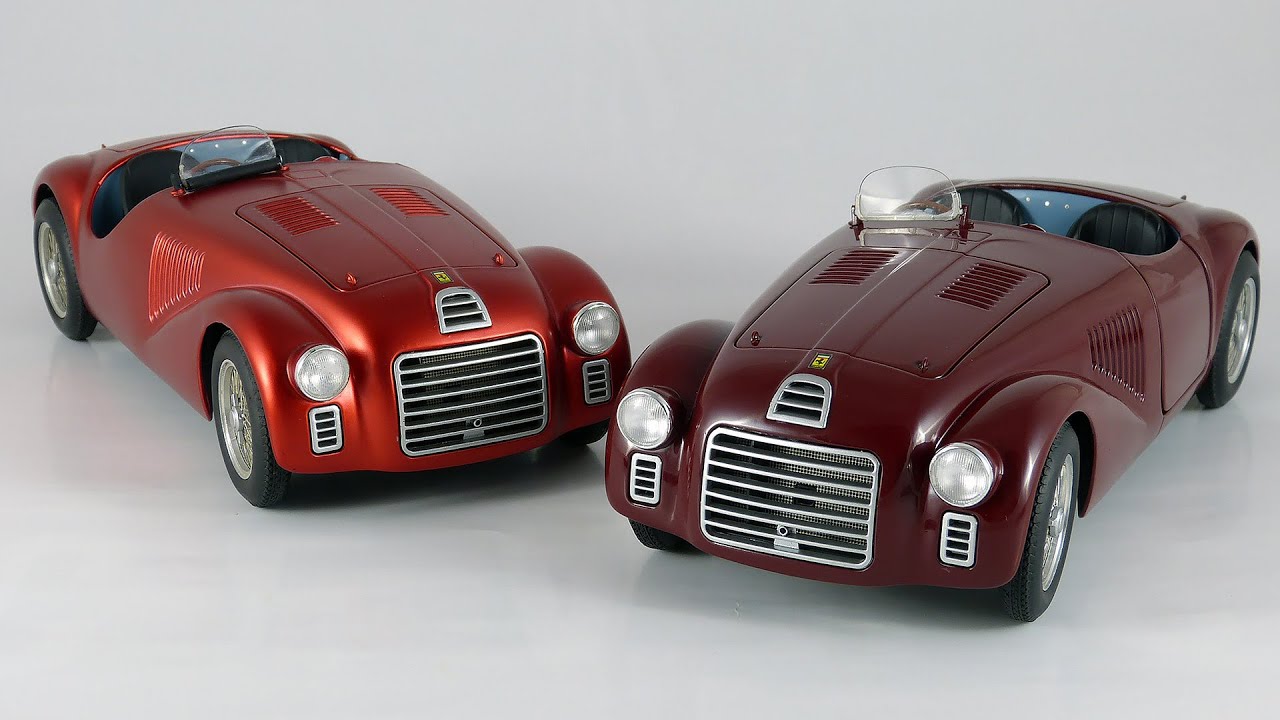 1:18 Hot Wheels Elite Ferrari 125 S (1947) Duet