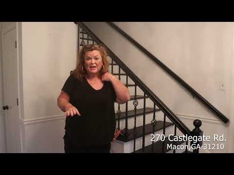 270 Castlegate Road, Macon, GA home video tour