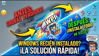 DEJA DE PERDER EL TIEMPO! Instala TODOS tus Programas en 1 Solo Clic 🚀Windows Post-Install -WPI2025
