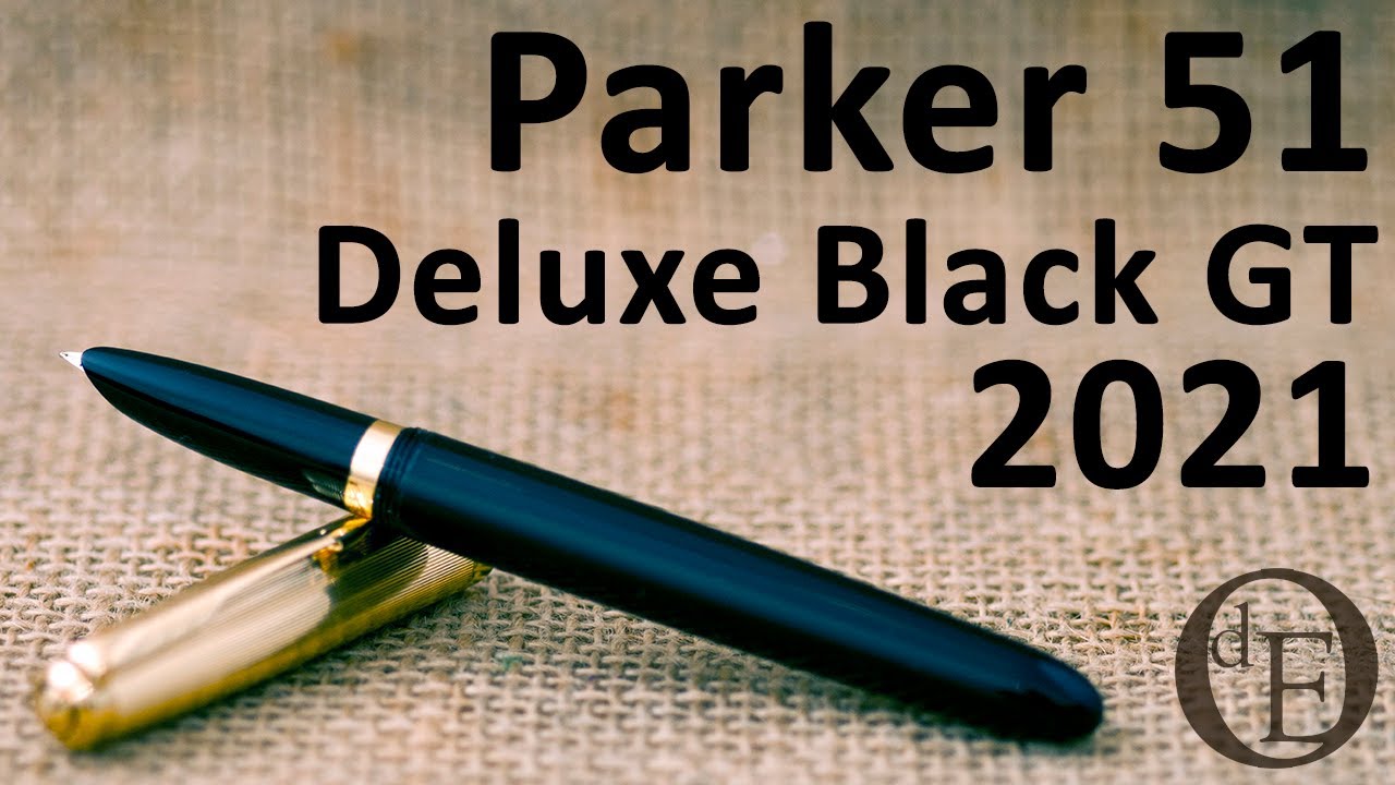 Parker Parker 51 Deluxe GT 18kt Fountain pen black
